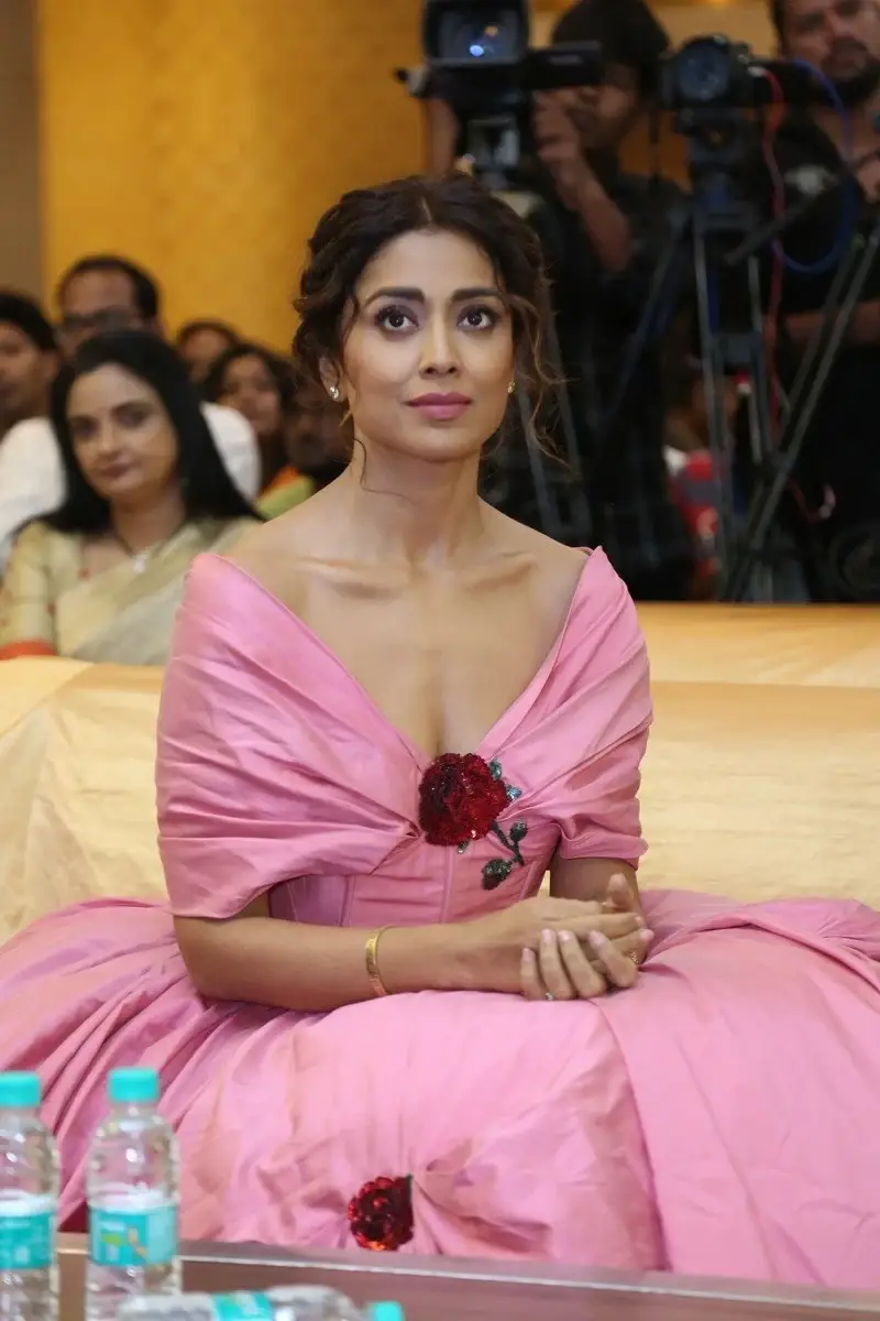 INDIAN ACTRESS SHRIYA SARAN AT MUSIC SCHOOL MOVIE PRE RELEASE EVENT 7